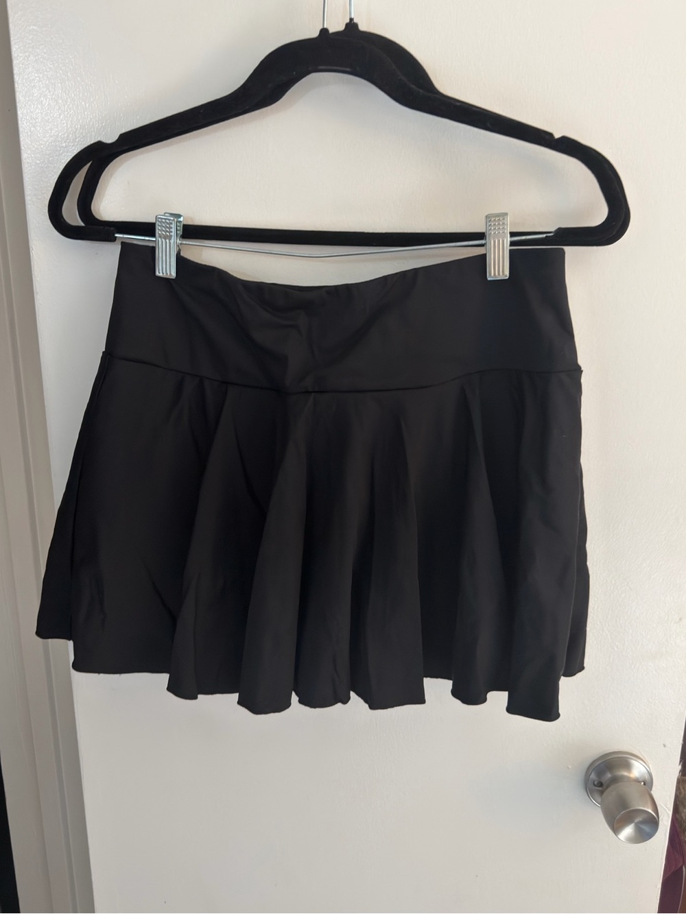 Black Pleated Athletic Skirt